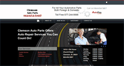 Desktop Screenshot of clemsonautoparts.net